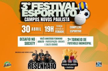 3º Festival Esportivo - Campos Novos Paulista 