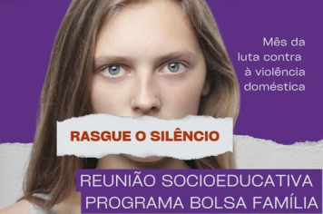 AGOSTO LILÁS – Mês de combate à violência doméstica