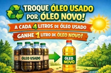 Campanha de Troca de Óleo Continua no Município