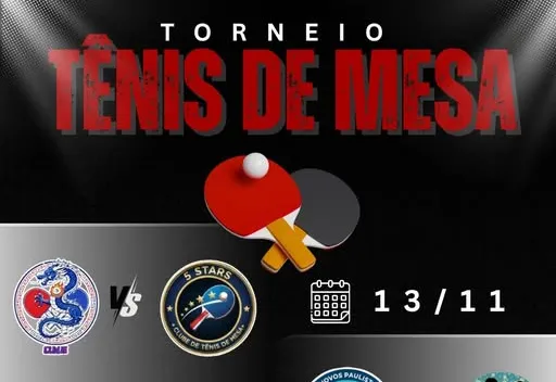 Torneio de Tênis de Mesa agita Campos Novos Paulista!