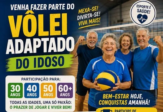 Vôlei Adaptado do Idoso
