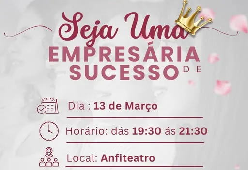 Palestra Especial em Comemoração ao Mês da Mulher