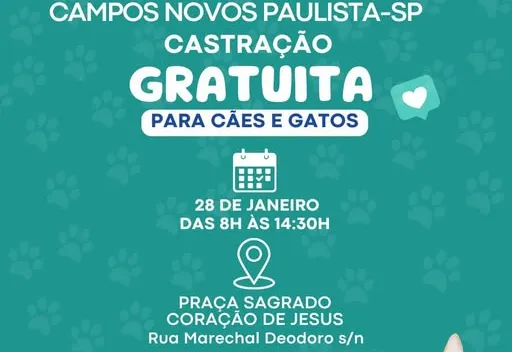 CAMPANHA DE CASTRAÇÃO ANIMAL – CASTRABUS