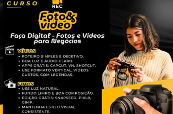Oficina Faça Digital: Fotos e Vídeos para Negócios