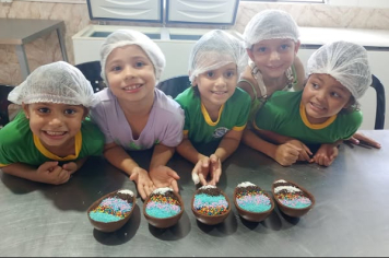 Páscoa Doce e Criativa no CRAS Mercedes Molina