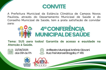 4ª Conferência Municipal de Saúde