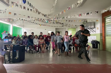 Palestra sobre Preservação Ambiental na EMEF Viviana Lúcia de Moraes Franco