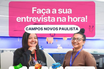 Oportunidade de Emprego em Campos Novos Paulista!