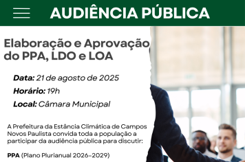  Audiência Pública em Campos Novos Paulista