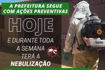 Hoje a Nebulização nas Casas