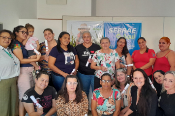 Entrega de Certificados dos Cursos do SEBRAE 