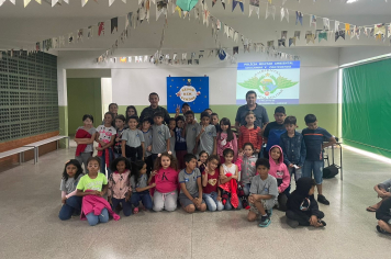 Alunos do 3º Ano da EMEF Viviana Lúcia de Moraes Franco Participam de Palestra sobre Preservação Ambiental