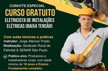 Curso de Eletricista – Instalações Elétricas (Baixa Tensão)