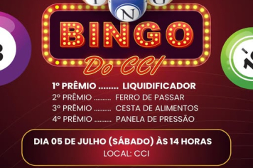  É Dia de Bingo no CCI! Diversão, Prêmios e Alegria te Esperam!