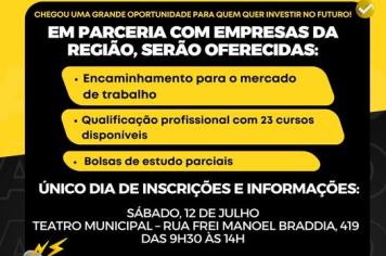 Capacitação Profissional Chega a Campos Novos Paulista com Vagas Limitadas!