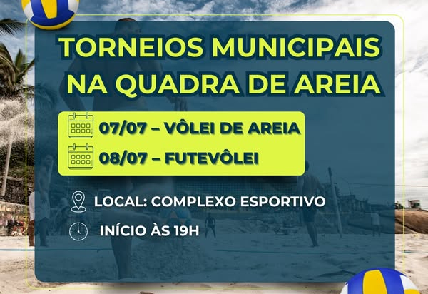 Torneio de Vôlei de Areia: Chaves Definidas e Emoção Garantida!