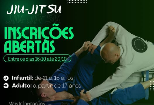 Inscrições Abertas para o Jiu-Jitsu!