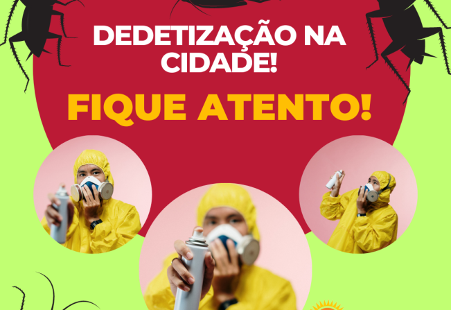 Dedetização anual contra insetos e a dengue. 