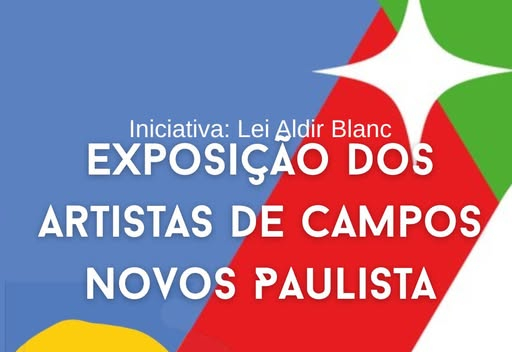  Inscrições Abertas para Artistas de Campos Novos Paulista!