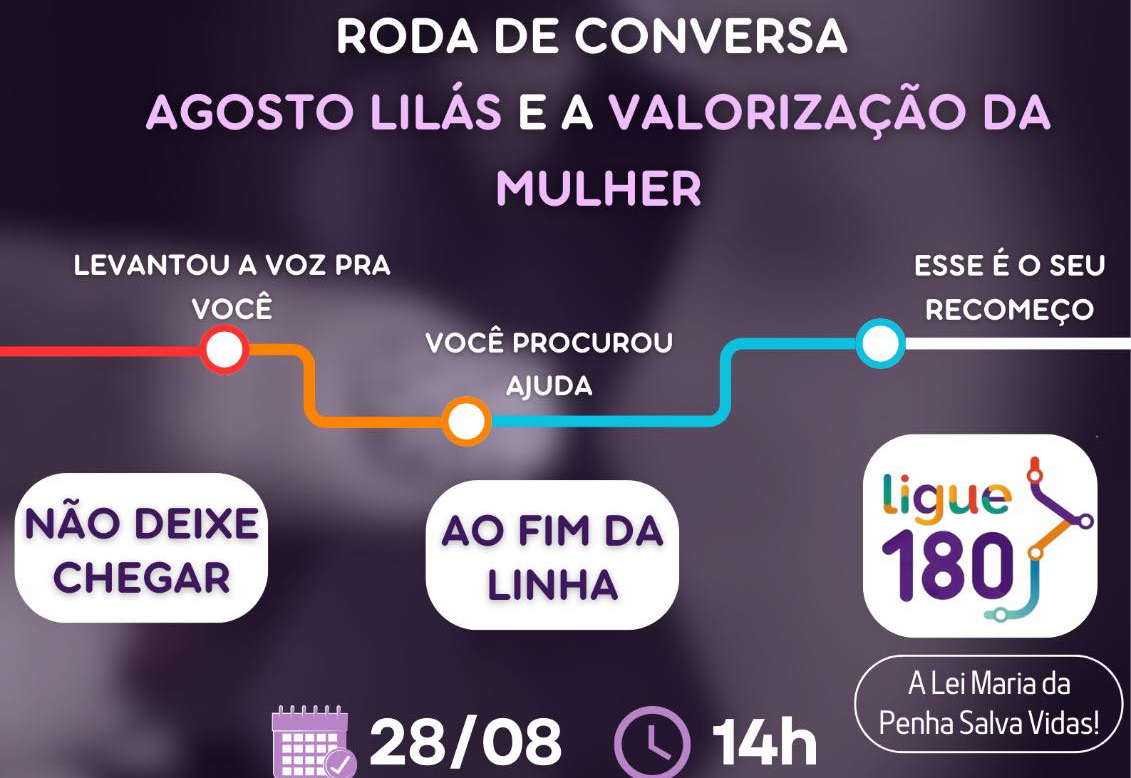  Agosto Lilás – Roda de Conversa