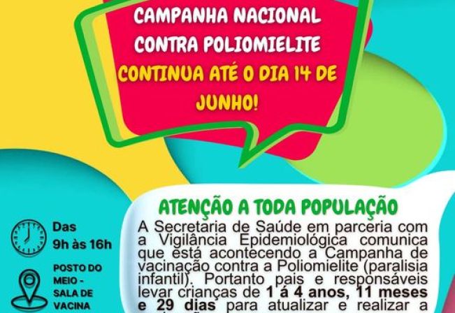 Campanha Nacional contra Poliomelite