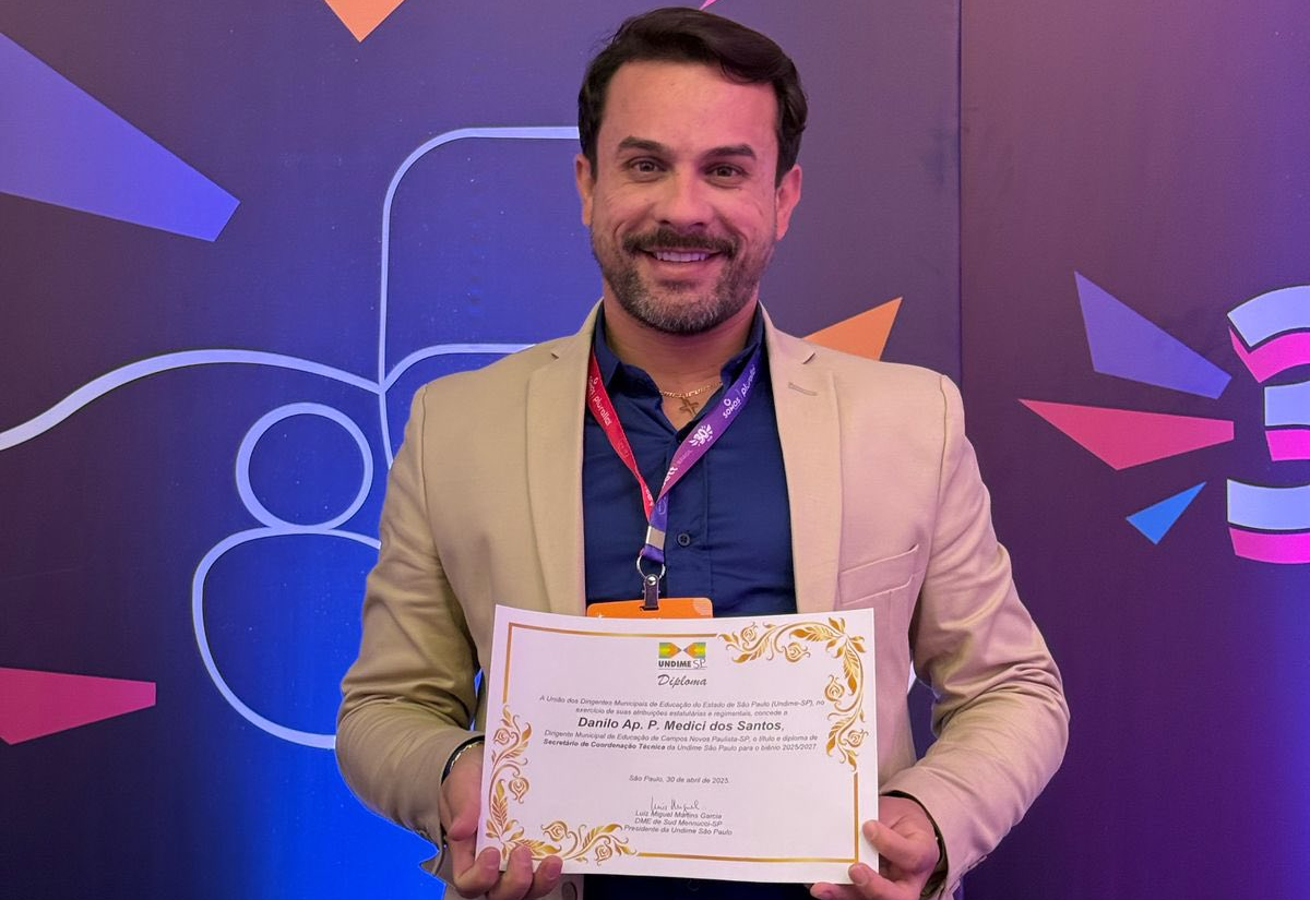 Secretário de Educação de Campos Novos Paulista assume cargo na Undime-SP