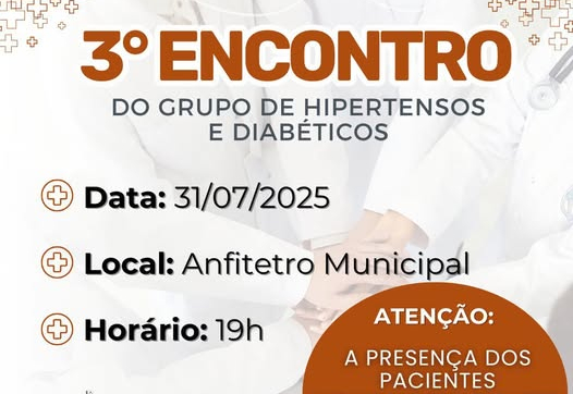 3º Encontro do Grupo de Hipertensos e Diabéticos