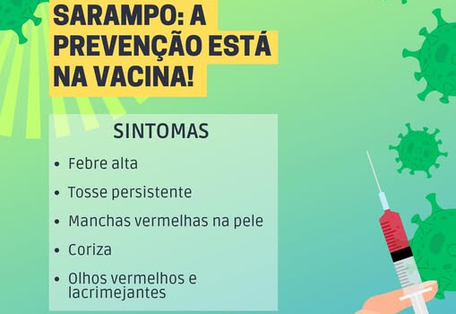 Alerta de Saúde: Caso de Sarampo Confirmado na Região