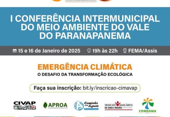 1ª Conferência Intermunicipal de Meio Ambiente do Vale do Paranapanema