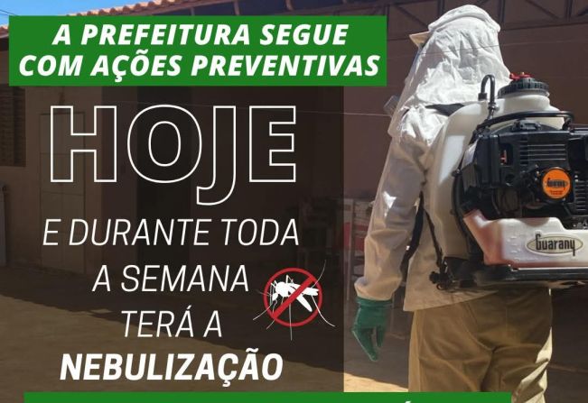 Hoje a Nebulização nas Casas
