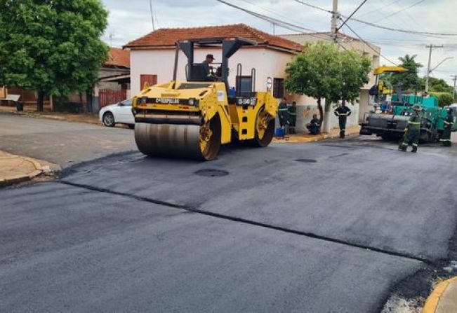 Conclusão do Recapeamento de 12 ruas da Cidade de Campos Novos Paulista