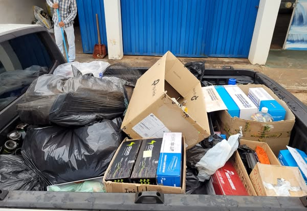 Departamento Municipal de Meio Ambiente realiza descarte correto de resíduos eletrônicos