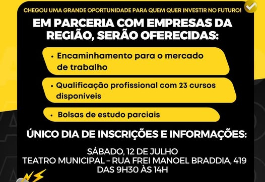 Capacitação Profissional Chega a Campos Novos Paulista com Vagas Limitadas!