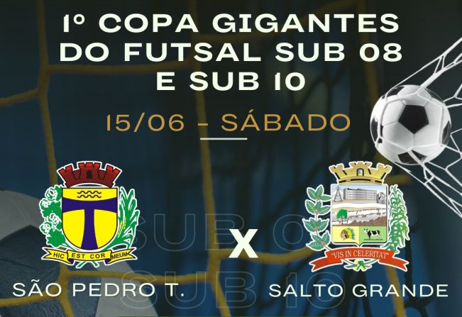 1º  Copa Gigantes do Futsal SUB 08 e SUB 10